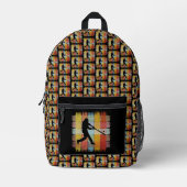Sac À Dos Imprimé Baseball vintage (Recto)