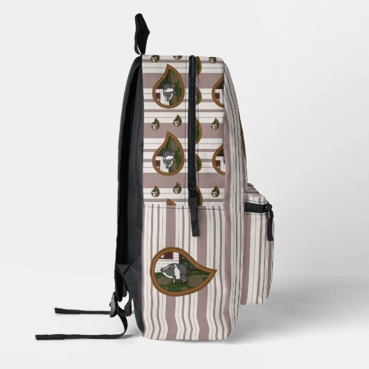 Sac À Dos Imprimé Basil le cochon (Gauche)