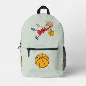 Sac À Dos Imprimé Basket-ball (Recto)