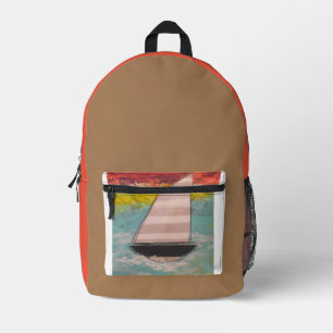 Sac À Dos Imprimé Bateau