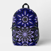 Sac À Dos Imprimé Beau design unique de fleur Mandala (Recto)