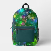 Sac À Dos Imprimé Beau Motif Bokeh Lights (Recto)