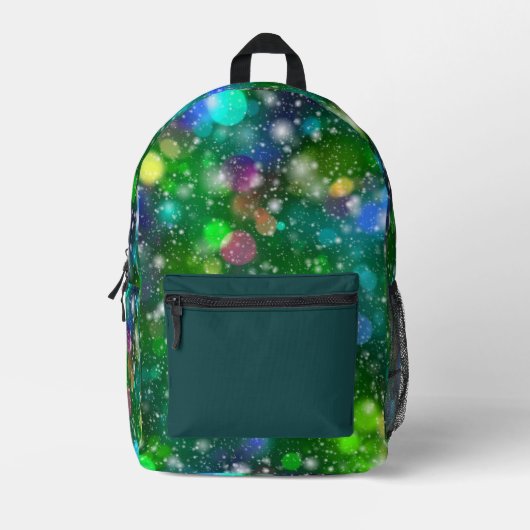 Sac À Dos Imprimé Beau Motif Bokeh Lights (Recto)