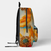 Sac À Dos Imprimé Beauté orange (Gauche)