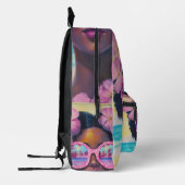 Sac À Dos Imprimé Beauté tropicale dans les tons roses (Gauche)