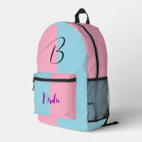 (Bébé bleu et rose) Meilleur nom ColorBlock