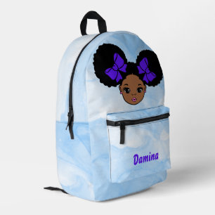 Sac À Dos Imprimé Bébé Fille Personnalisée Bleu