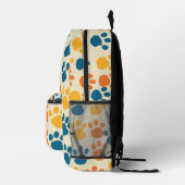 Sac À Dos Imprimé Beige mignon et pawsitivement (Droite)