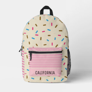 Sac À Dos Imprimé Belle crème glacée Strewberry sur mesure Sucres ro