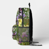 Sac À Dos Imprimé Belle Fleur d'Iris Violet Nom floral de Fille (Droite)
