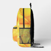 Sac À Dos Imprimé Belle Rose Jaune (Droite)