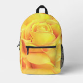 Sac À Dos Imprimé Belle Rose Jaune (Recto)