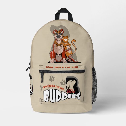 Sac À Dos Imprimé Best Buddy (Light mode) | (Recto)
