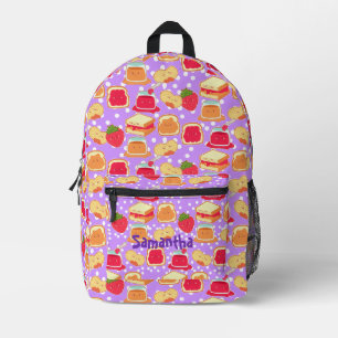 Sac À Dos Imprimé Beurre D'Arachide Et Jelée De Fraise