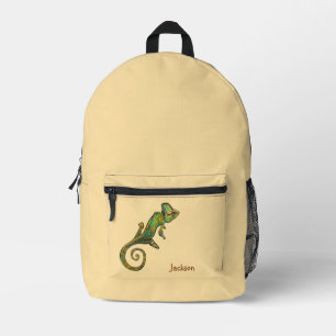 Sac À Dos Imprimé Beurre Jaune à motifs multicolores