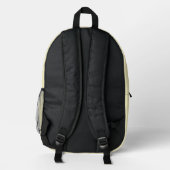 Sac À Dos Imprimé Beurre jaune uni (Verso)