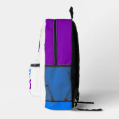 Sac À Dos Imprimé Biden Harris Rainbow American Flag LGBT Custom (Droite)