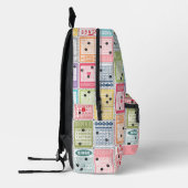 Sac À Dos Imprimé Bingo rétro (Gauche)