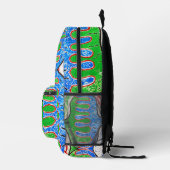 Sac À Dos Imprimé  "BioForms" Abstract Pattern Backpack (Droite)