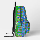 Sac À Dos Imprimé  "BioForms" Abstract Pattern Backpack (Gauche)
