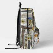 Sac À Dos Imprimé Bird Feather Wildlife Antique Feathers Art Nouveau (Gauche)