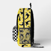 Sac À Dos Imprimé Black And White Orca Killer Whale Check  (Droite)