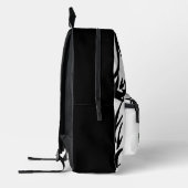 Sac À Dos Imprimé Black N White Giant Panda Eats Bamboo Name (Gauche)