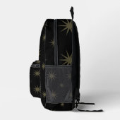 Sac À Dos Imprimé Black Stars Pattern Pastel Constellation for Kids (Droite)