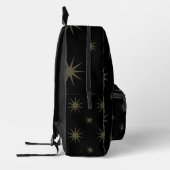 Sac À Dos Imprimé Black Stars Pattern Pastel Constellation for Kids (Gauche)