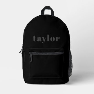 Sac À Dos Imprimé Blackout Moderne Minimaliste Simple Design tendanc