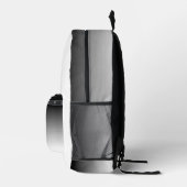 Sac À Dos Imprimé Blanc dégradé à noir (Droite)