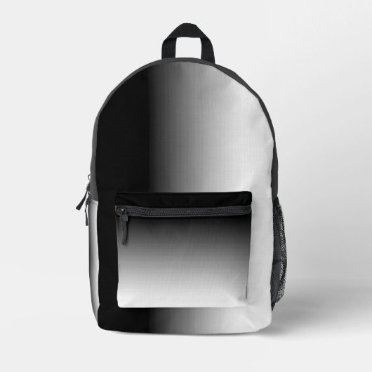 Sac À Dos Imprimé Blanc dégradé à noir (Recto)