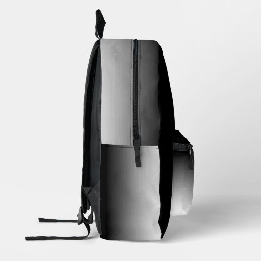 Sac À Dos Imprimé Blanc dégradé à noir (Gauche)