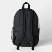 Sac À Dos Imprimé Blanc dégradé à noir (Verso)