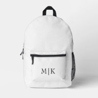Blanc et noir | Monogramme moderne