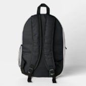 Sac À Dos Imprimé Blanc Personnalisé (Verso)