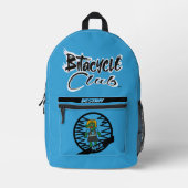 Sac À Dos Imprimé Bleu blanc (Recto)
