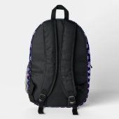 Sac À Dos Imprimé Bleu Diamant (Verso)