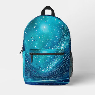 Sac À Dos Imprimé Bleu pluie