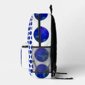 Sac À Dos Imprimé Bleu Polka Dot Pelouse Bowles, (Droite)