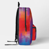 Sac À Dos Imprimé Bleu rouge (Gauche)