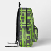 Sac À Dos Imprimé Blocus Vert (Gauche)