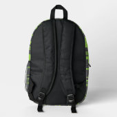 Sac À Dos Imprimé Blocus Vert (Verso)