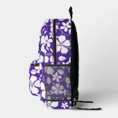 SAC À DOS IMPRIMÉ BLUE HAWAII PATTERN IN PURPLE (Droite)