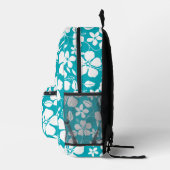 SAC À DOS IMPRIMÉ BLUE HAWAII PATTERN IN TEAL (Droite)
