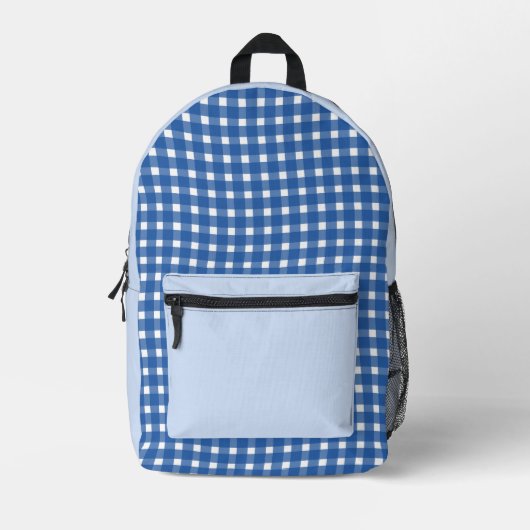 Sac À Dos Imprimé blue picnic backpack (Recto)