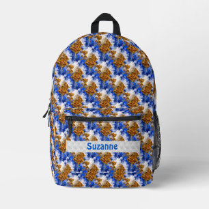 Sac À Dos Imprimé Blue Sky Clouds Abstrait Motif personnalisé
