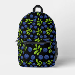 Sac À Dos Imprimé Blueberry Bliss : Fruit Motif Design