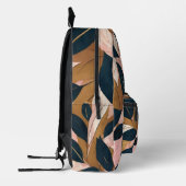 Sac À Dos Imprimé Blush Pink Gold Boho Collection Feuille tendance (Gauche)