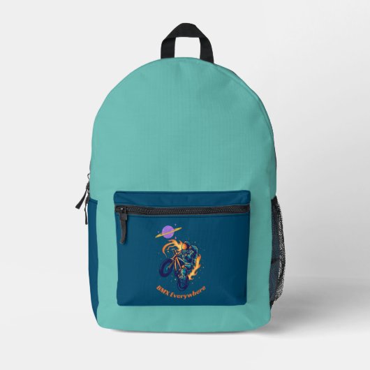 Sac À Dos Imprimé bmx partout (Recto)